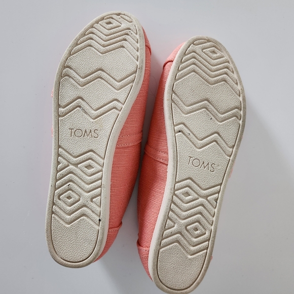 NWT Toms pink alpargata shoes Size 7 - Picture 2 of 8